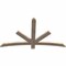 Ekena Millwork Alberta Smooth Timber Gable Bracket, Douglas Fir, 60"W x 35"H x 1 1/2"D x 3 1/2"F, 14/12 Pitch GBW060X35X0204ALB00SDF - alternate 4
